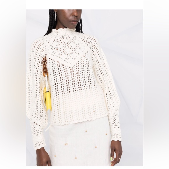 ba&sh Aste Crocheted Sweater - Picture 1 of 11